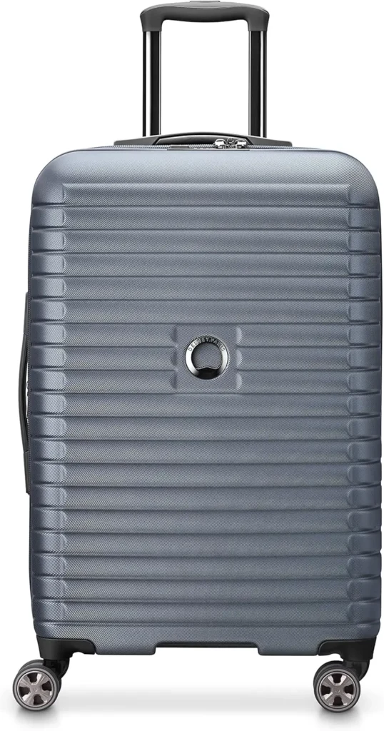 Check-Medium 24 pulgadas DELSEY PARIS Cruise 3,0 equipaje expandible Hardside con ruedas giratorias, grafito, check-Medium 24 pulgadas