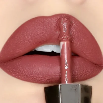 Brillo de labios desnudo resistente al agua, 18 colores duraderos, lápiz labial líquido mate de terciopelo, taza antiadherente hidratante, esmalte de labios, maquillaje cosmético