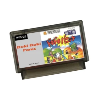 Cartucho de juego Doki Doki Panic inglés/japonés (emulado FDS) de 60 pines para consola FC, tarjeta de videojuego de 8 bits
