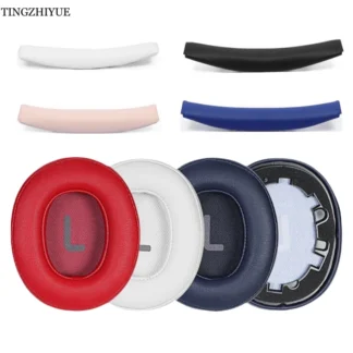 Almohadillas de repuesto para auriculares JBL TUNE T700BT T710BT T720 T750BTNC T760NC, almohadillas para los oídos con cuero proteico más suave