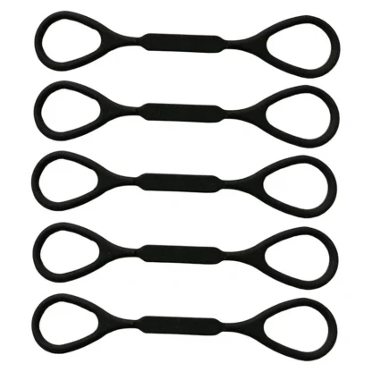 Tapón deslizante de silicona para trompeta, accesorio de repuesto para anillo, instrumentos musicales, 5 piezas