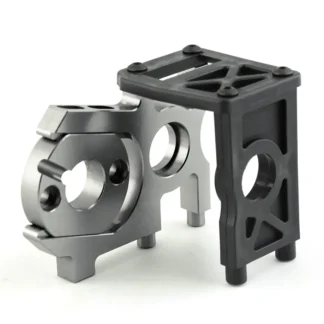 Soporte de montaje de Motor eléctrico sin escobillas para coche de carreras Hobao, vehículo todoterreno de control remoto, camión, cambio de Nitro, 1/8