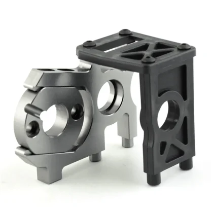 Soporte de montaje de Motor eléctrico sin escobillas para coche de carreras Hobao, vehículo todoterreno de control remoto, camión, cambio de Nitro, 1/8