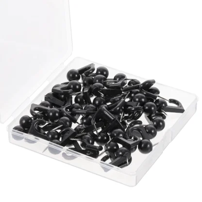 50 Uds. Pasadores de empuje para colgar sombrero adhesivo pulgar ropa estante para colgar chinchetas de pared