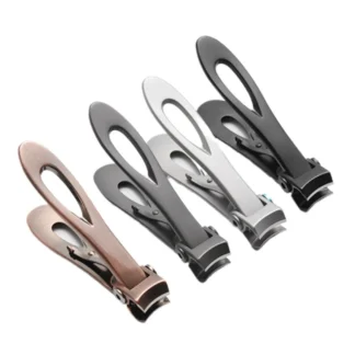 Cortaúñas de acero inoxidable alemán, cortador de uñas de manicura, pedicura de mariposa, tijeras para dedos de los pies, cortaúñas de gran tamaño