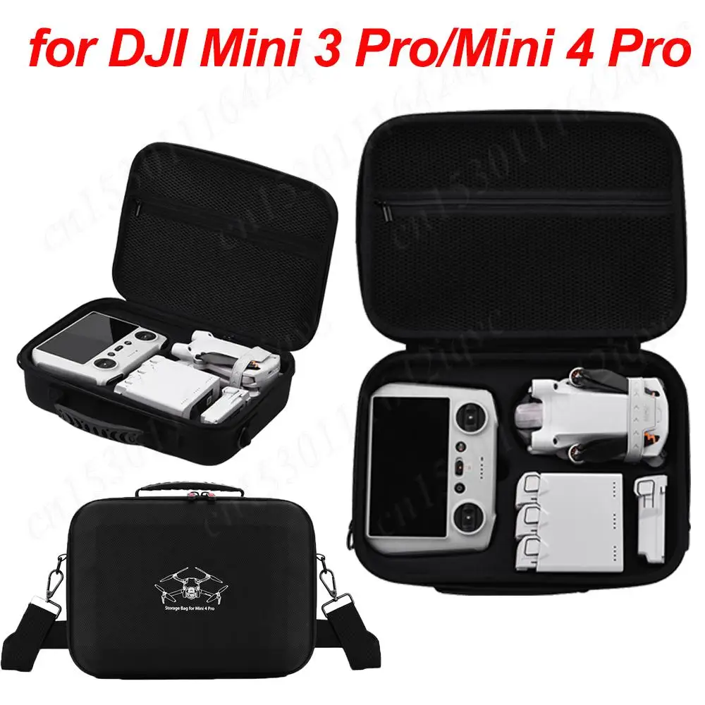 Estuche de transporte duro portátil para DJI Mini 3 Pro, bolso de hombro, bolso de mano, bolsa de viaje para Dron DJI Mini 4 Pro, accesorios