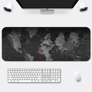 Alfombrilla grande de goma antideslizante para escritorio, alfombrilla de ratón grande de 1000x500mm para Gaming, ordenador portátil y PC, accesorios de juego