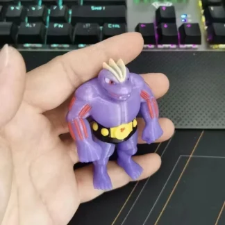 Anime Pokemon Kawaii Machamp Machoke Machop Proportion World 1:20 Diy impresión 3D personaje de dibujos animados modelo de escritorio juguetes regalos