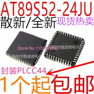 Lote de 5 unidades/AT89S52 AT89S52-24JU MCU PLCC44 Original, en stock IC de potencia