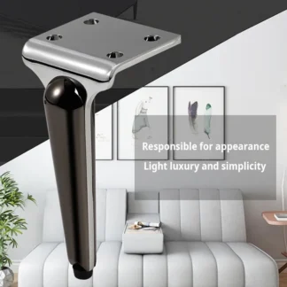 4 Uds patas de muebles patas de gabinete patas de soporte de marco de cama patas de muebles de Metal resistentes para mesa cama silla escritorio tocador