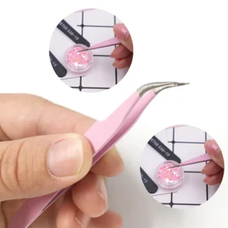 Juego de Herramientas de cuchara de aguja Poke de acero inoxidable, pinzas para manicura, molde de resina epoxi Uv de silicona
