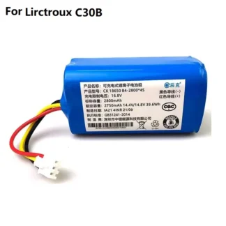 Batería de li-lon de 14,4 V y 2800mAh para Robot aspirador, pila para aspiradora C30B, Lirctroux, C30B