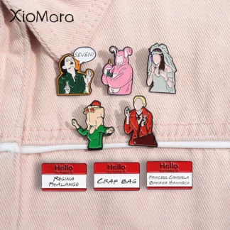 Alfileres esmaltados de colección de serie de TV Friends, broches clásicos de los 90, insignia de mochila de solapa, regalo de joyería para fanáticos y amigos