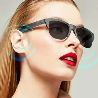 Gafas de sol de música inteligentes, auriculares inalámbricos compatibles con Bluetooth 5,3, auriculares para deportes al aire libre, manos libres, llamadas, gafas estéreo