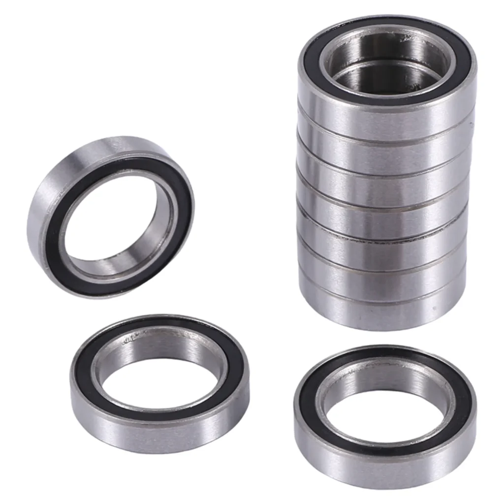 10 Uds 6701- 12X18X4mm ranura profunda sellada de goma doble en miniatura