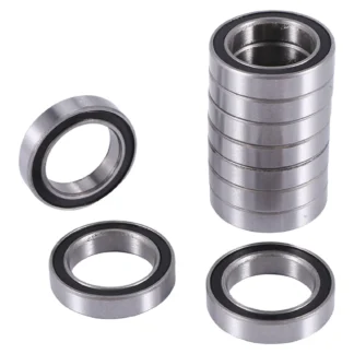 10 Uds 6701- 12X18X4mm ranura profunda sellada de goma doble en miniatura