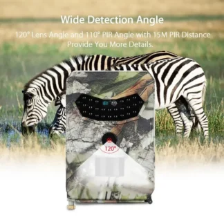 Cámara de rastreo PR100 12MP 1080P cámaras de caza de juegos con visión nocturna cámara de vigilancia instantánea impermeable visión nocturna 26 LEDS
