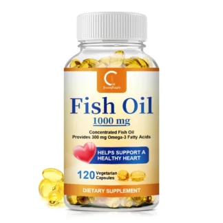 Greenpeople-cápsulas de aceite de pescado Omega 3, EPA DHA para articulación, piel, ojo, corazón, hueso, pérdida de peso saludable, desintoxicación, suplemento de dieta de Fitness