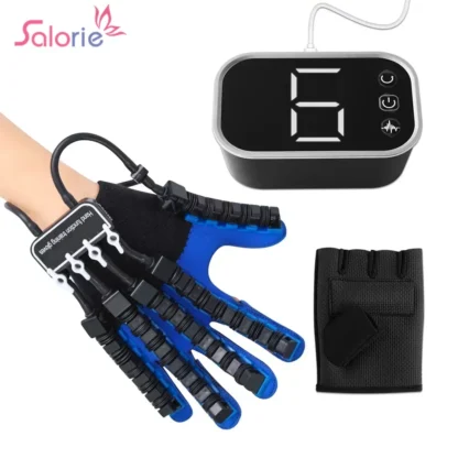 Robot de rehabilitación de manos, guantes de fisioterapia, dispositivo para hemiplejia, equipo de recuperación de accidentes cerebrovasculares, guante de masaje para terapia de mano izquierda y derecha