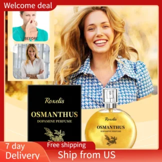 Roxelis Osmanthus Perfume dorado Fragancia ligera duradera Humedad fresca natural Fragancia de encanto Fragancia de niebla fina Osmanthus