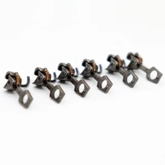Gancho de Metal para tren eléctrico, accesorio de tren de Hobby para 1/87, 6 uds.
