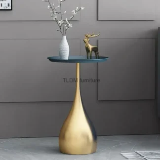 Mesa auxiliar creativa nórdica, arte del hierro moderno y sencillo, mesa redonda pequeña para sala de estar, sofá, mesa de centro, armario lateral, mesa esquinera