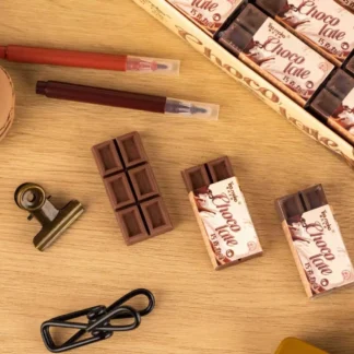 Borrador de Chocolate novedoso sin rastro, borrador de limpieza encantador perfumado, lápiz bonito creativo de goma para niños