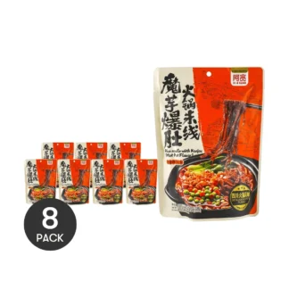 A-kuan-fideos de arroz con sabor A olla caliente Konjac, 12,34 oz, 350,00g * 8 paquetes, 8 paquetes