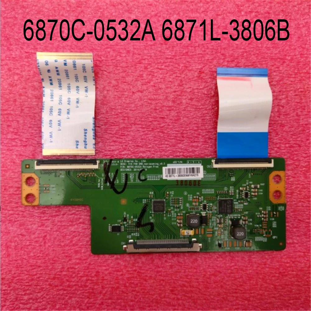 Placa lógica t-con LC430DUY-SHA1 para ELST4316S, 43R51, LE43A509, E8844194V-0, 6870C-0532A, 6871L-3806B, LT-43EM75, LT-43MAW588