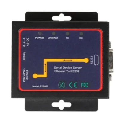 T85C Industrial Modbus Serial RS232 RS485 RS422 a Ethernet servidor de dispositivo convertidor RTU/UDP RJ45 a RS232 + conector RS485