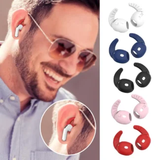5 colores 5 pares para Aripods auriculares Bluetooth de 4. a generación con auriculares anticaída y ganchos para las orejas Color sólido nuevos auriculares V2B2
