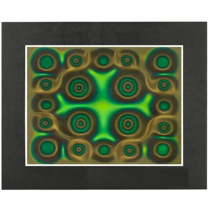 Película de visualización magnética, película de visualización de campo magnético verde de 6x4 pulgadas, pantalla de flujo magnético, detector de campo magnético, reutilizable