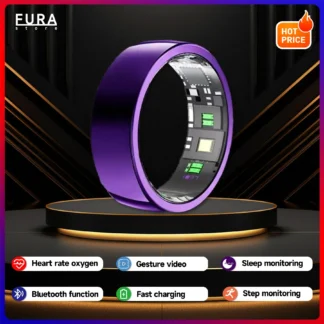 2024 para PX01 anillo inteligente impermeable ritmo cardíaco oxígeno en sangre monitoreo de salud ejercicio de sueño rastreador de fitness control remoto