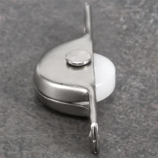 10 Uds puerta ventana armario cajón contenedor individual Nylon rodillo deslizante rueda de polea