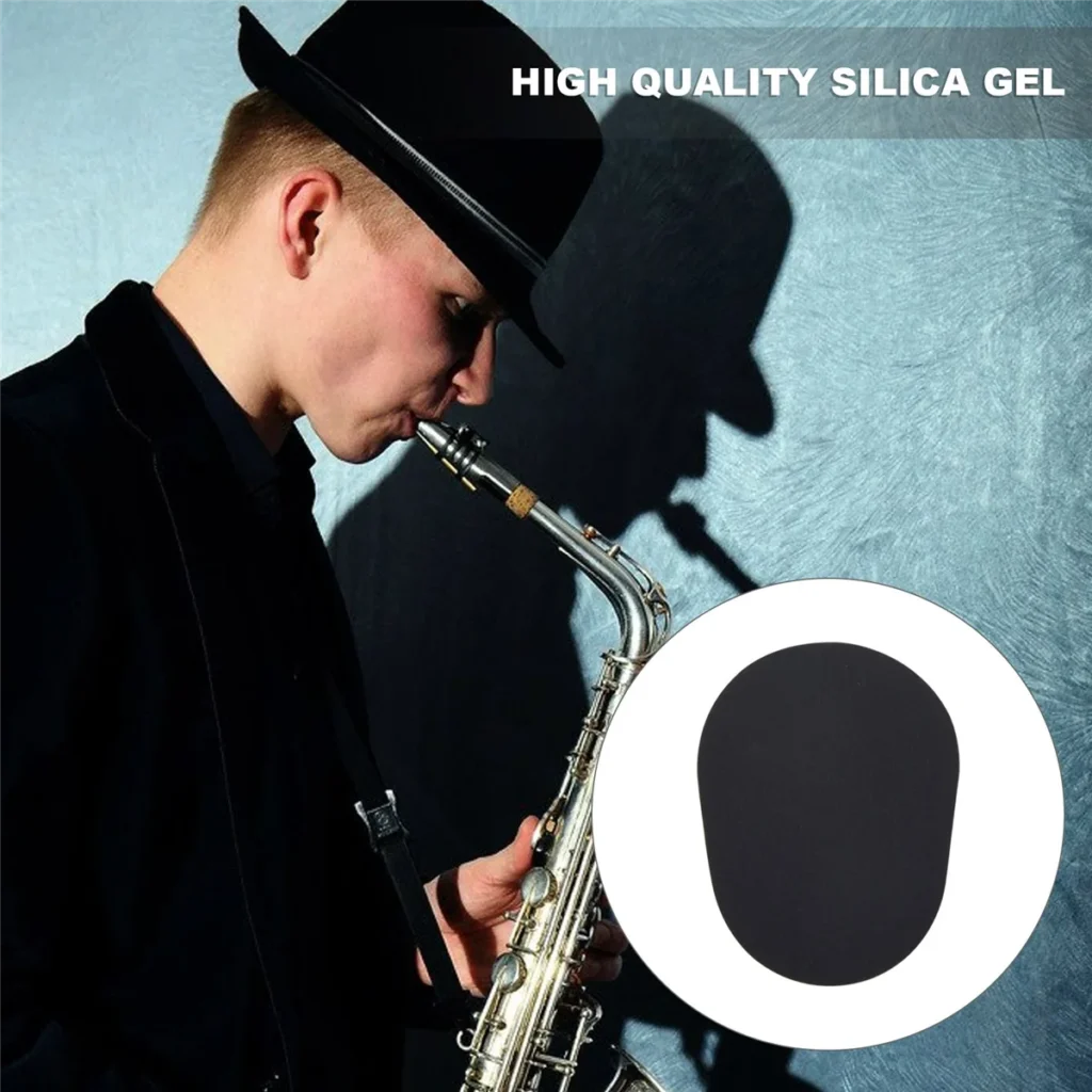 Nuevo 40 Uds. Cojines para boquilla de saxofón, almohadillas para parches para boquilla de saxofón y clarinete tenor/alto de 0,8mm