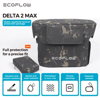 ECOFLOW DELTA 2 MAX Camo Bag Bolsa protectora al aire libre para almacenamiento de energía portátil