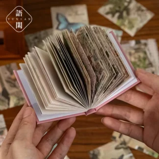 Bloc de notas de Material adhesivo Yamano, lámpara antiniebla, diario de chatarra, tarjetas de álbum de recortes, papel de Decoración Retro, 60 unidades por lote