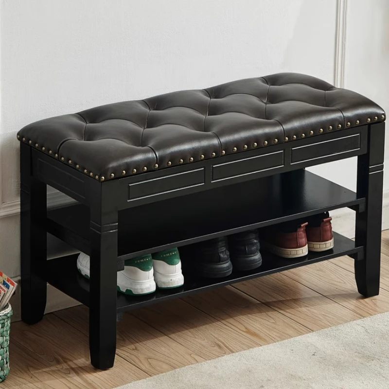 Taburete de cambio de zapatos de lujo, ligero y sencillo, estético, armario de zapatos de alta calidad de diseñador, Muebles relajantes únicos para el hogar