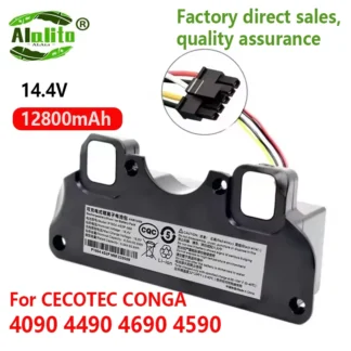 Nueva batería de repuesto Original de 12800mAh para CECOTEC CONGA 4090 4490 4590 4690 accesorios de Robot aspirador herramienta de repuesto