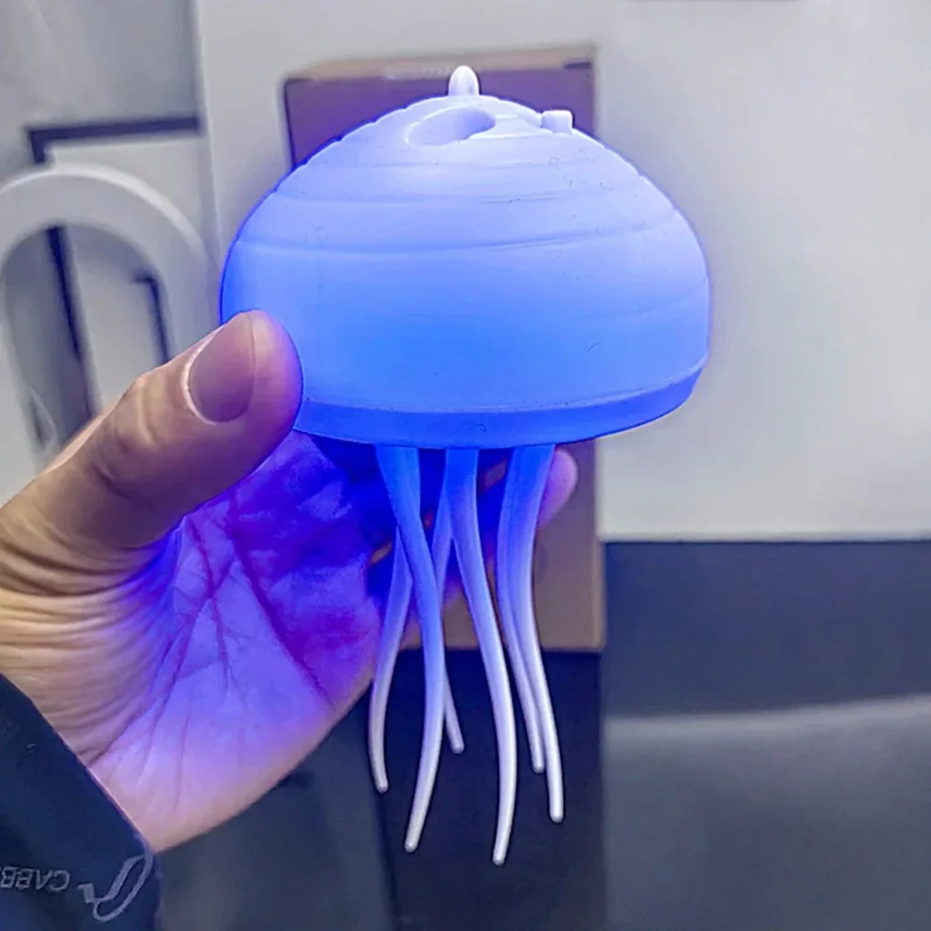 Decoración de iluminación creativa, luz nocturna de medusas dinámica flotante, luz de ambiente romántico