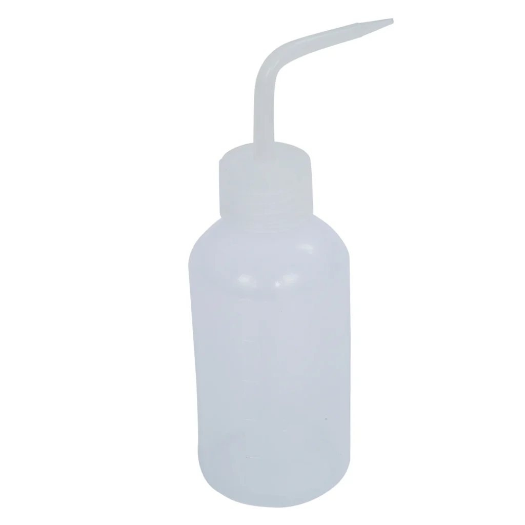 Difusor de tatuajes de 10 piezas y 250ml, botella exprimible de agua y jabón verde sin pulverización para laboratorio