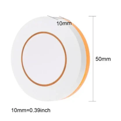 Botón redondo 3V 433Mhz interruptor de Control remoto inalámbrico DC12V 24V 1 canal receptor de relé para puerta de garaje luz de Motor ON/OFF