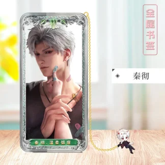 Marcapáginas hueco de Metal Love and Deepspace, colgante para cuaderno Xavier Zayne Rafayel ralayo Sylus Qin Che Shen Xinghui Li Shen Qi Yu