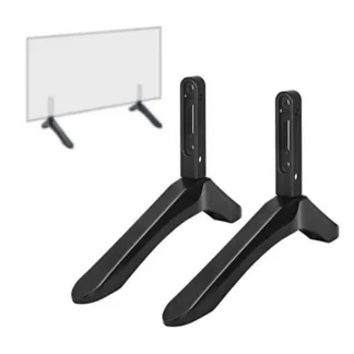Soporte de TV de mesa para LCD LED, pantalla plana de Plasma, soporte para patas de TV, Base de TV, altura ajustable, No requiere perforación, trípode