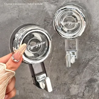 Nuevo Ganchos potentes con ventosa, colgador de almacenamiento al vacío de alta resistencia, ganchos de ducha reutilizables