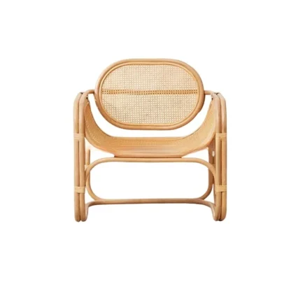 Silla moderna y sencilla, tejido de ratán, estilo Retro, tiempo libre, alojamiento en familia, Hotel, sala de estar, hogar, Poltrona