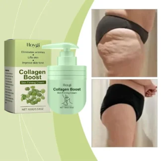 Crema reafirmante de la piel de colágeno, hidratante profunda, rejuvenecedor, decoloración de líneas finas, mejora la sequedad, rugosidad, cuidado de la piel, 100g