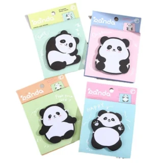 Bloc de notas creativo de Panda, etiqueta de papelería, marcador de notas, suministros escolares, N Times, lote de 36 unidades