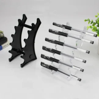 Soporte de exhibición para pinceles de maquillaje, sombra de ojos, lápiz, soporte organizador para 6 habitaciones