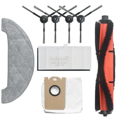 Piezas de repuesto para Robot aspirador XIAOMI VIOMI S9, bolsas de polvo, limpiador de colección, fregonas, cepillos laterales, accesorios de filtro Hepa